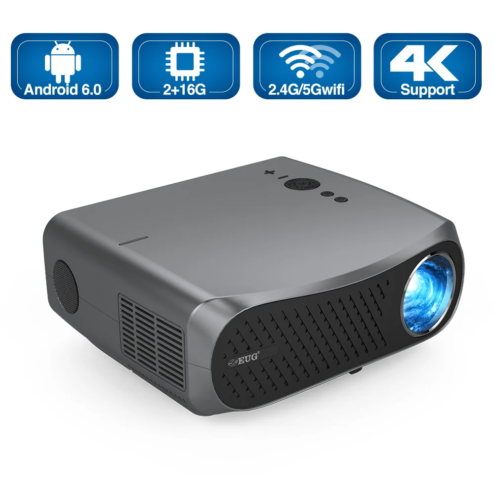 Full Hd проектор 1080 P видео A12AB Бесплатная доставка 7200 люмен Airplay Android Bluetooth Wifi для