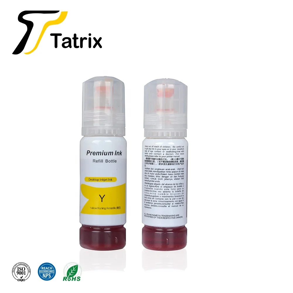 Tatrix Quality Refill Ink For 102 C13T03R140 EcoTank Ink For Epson ET-2700/ET-2750/ET-2751/ET-2756/ET-2850/ET-2851/ET-2856 images - 6