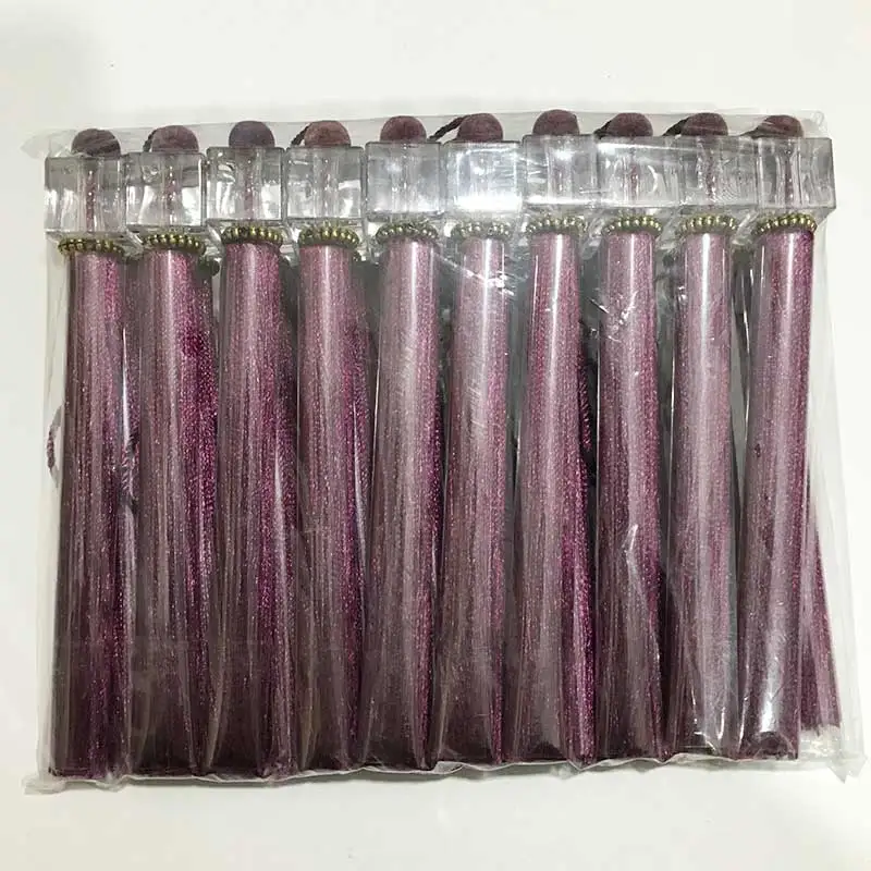 15 20pcs/package polyester silk tassel hanging ear tassel 25cm tassel curtain accessories home decoration DIY decorative handmade - Цвет: 15