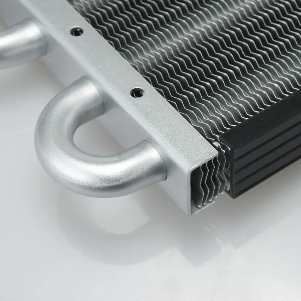 4 рядный черный Универсальный алюминиевый масляный радиатор коробки