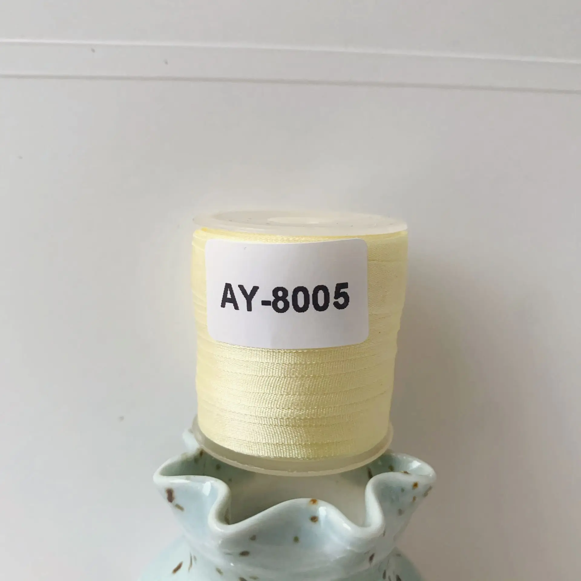 

AY-8005 A Roll Wholesale 2mm-36mm 100% Pure Silk Embroidery Ribbons Handcraft Supply Double Faced Thin Taffeta Silk Ribbon
