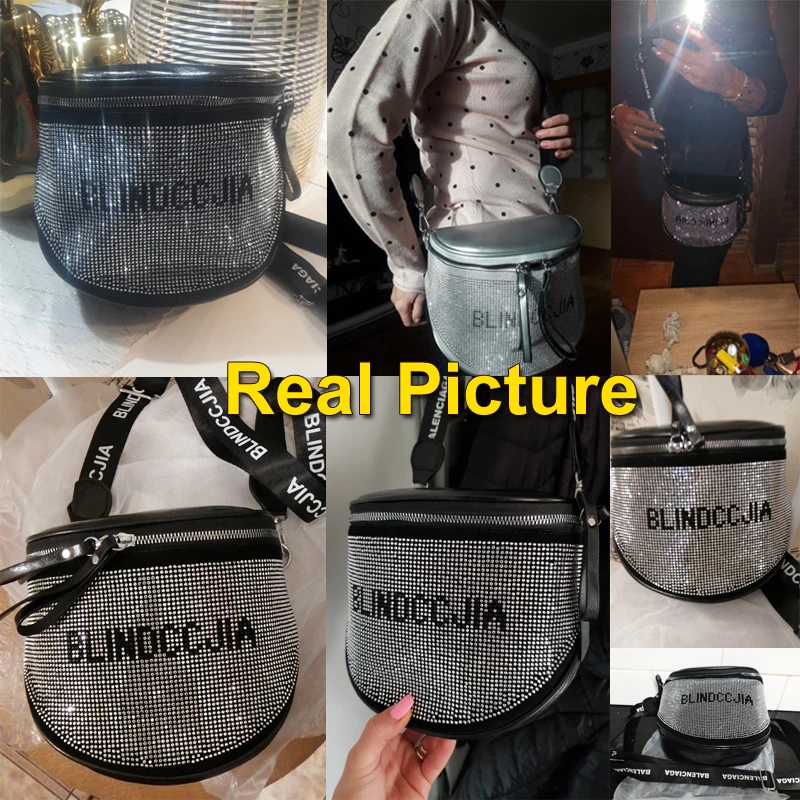 

Women Luxury Small Crossbody Bag Female Letter PU Leather Shoulder Bag Girl's Travel Saddle Bag Fashion Messenger Handbag New