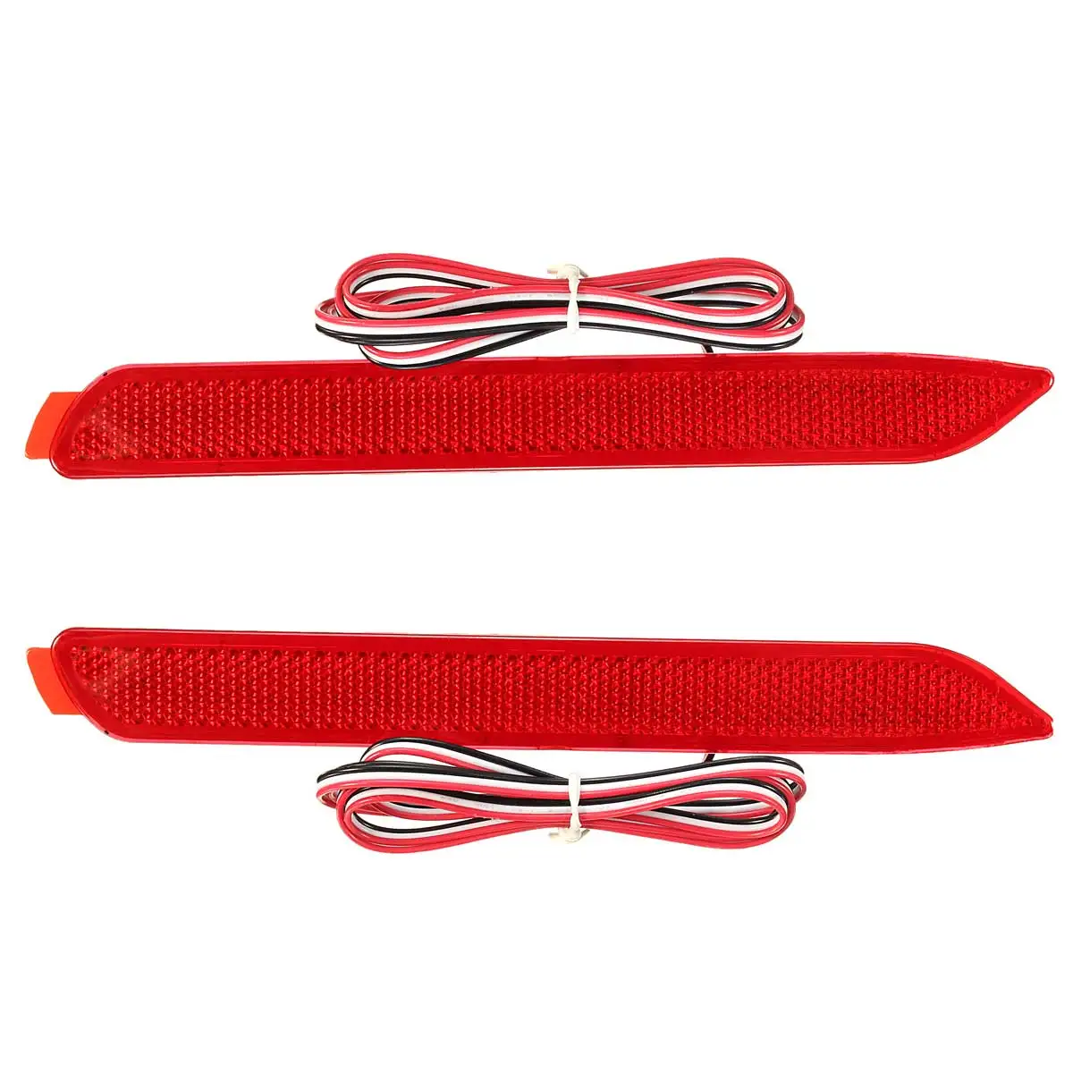 

1 Pair Car LED Rear Bumper Reflector Brake Lights Red Tail Brake Light Parking Warning Lamp For Toyota/Reiz