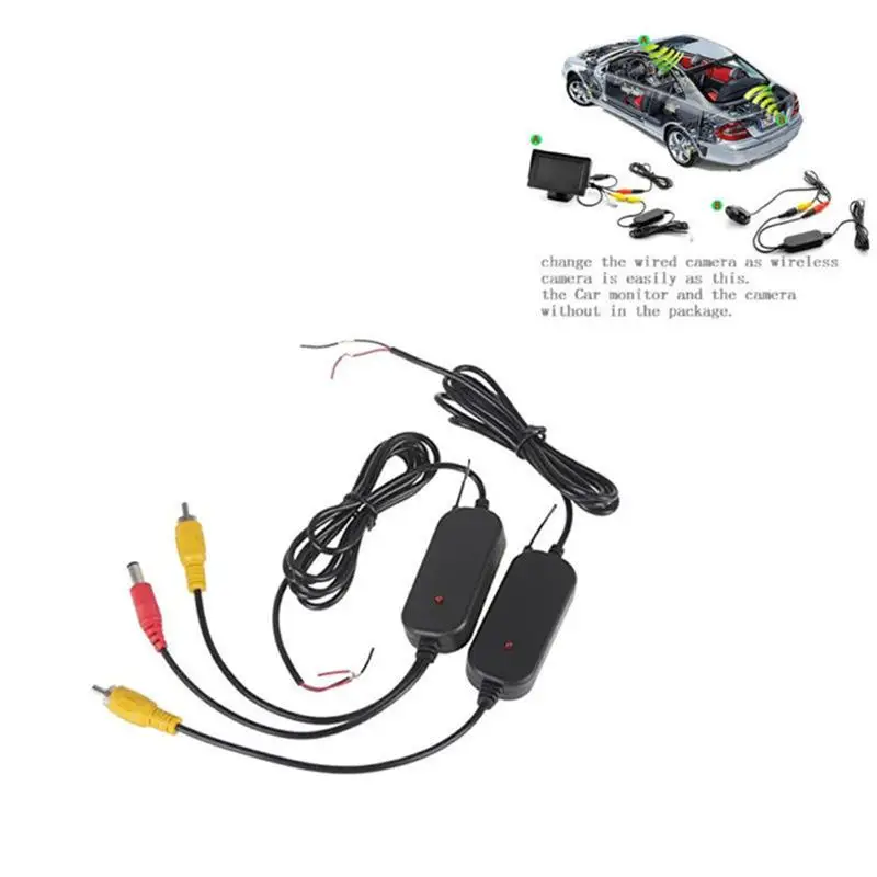

2.4G Wireless Video Transmitter & Receiver for 12V Car Rear Backup View Camera