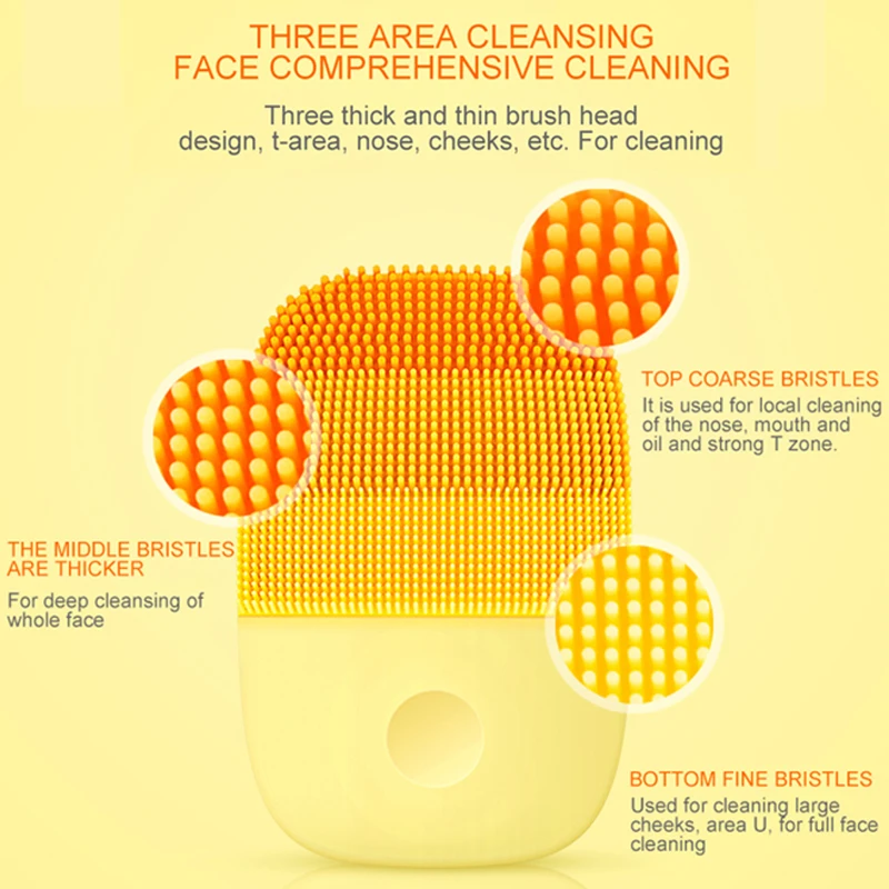 Электрическая щетка для чистки лица водонепроницаемая стиральная машина мини