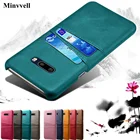 Держатель для карт LG V50S ThinQ 5 G8X ThinQ из искусственной кожи, чехол для телефона, чехол для телефона lG G8S THINQ W30 W10 Q60