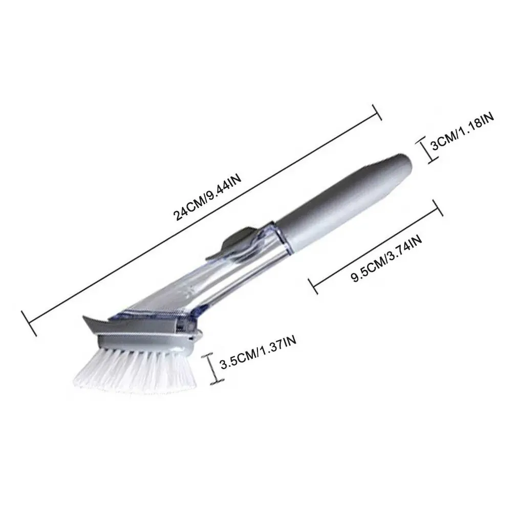 Щетка для мытья посуды с длинной ручкой щетка диспенсер мыла кухонный скребок