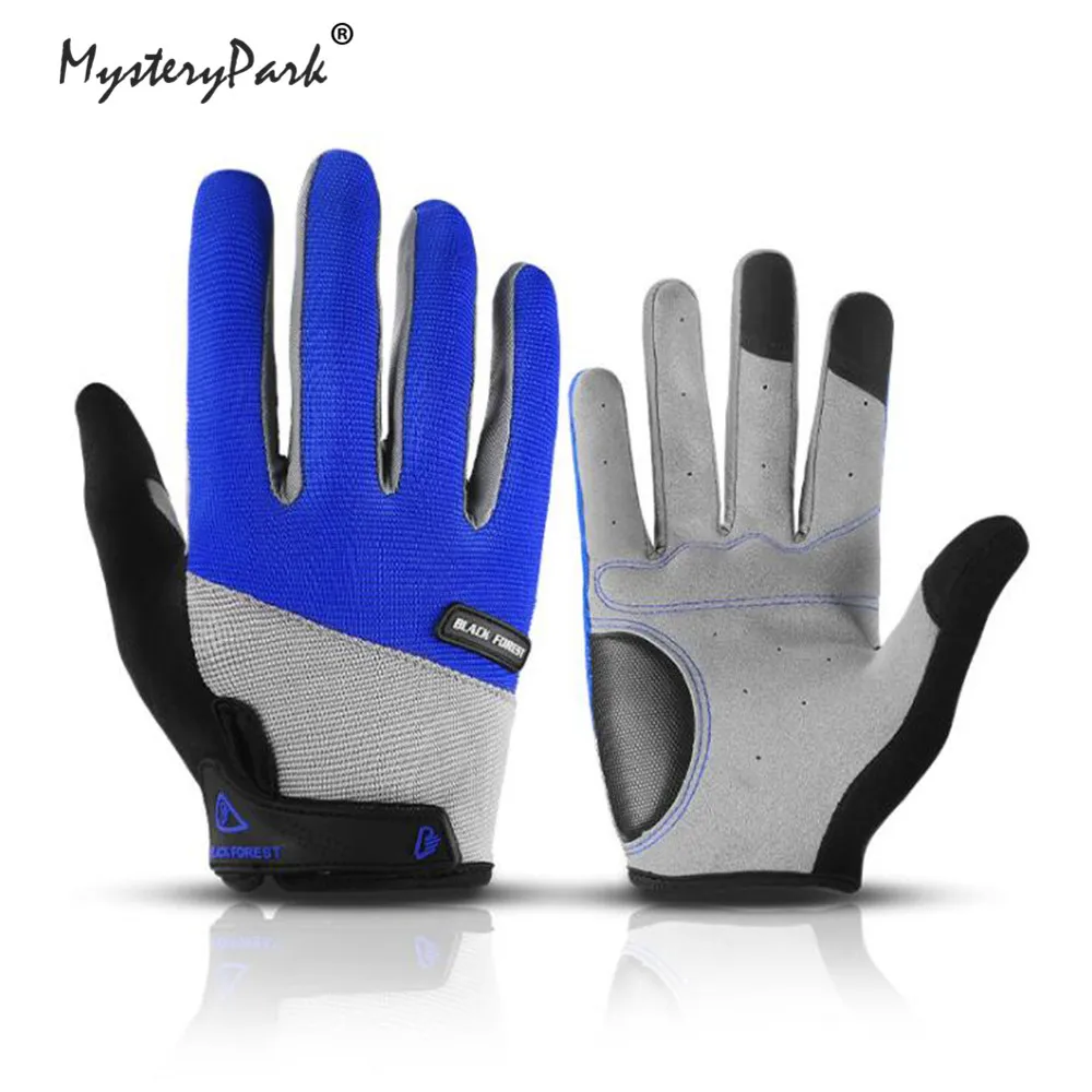 

MysteryPark Cycling Full Finger Touch Screen Gloves Absorbing Sweat for Men Breathable Waterproof Thermal Bicycle Gloves