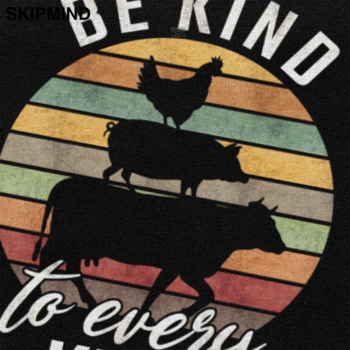 Винтажная футболка для влюбленных С закатом природы Мужская с круглым вырезом и