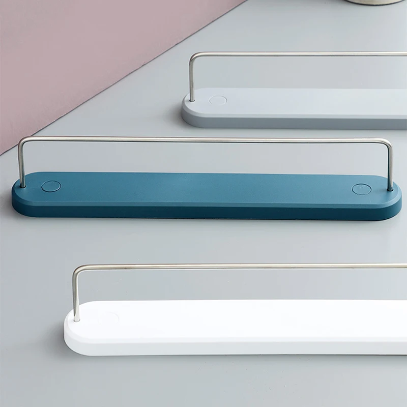 

Plastic Self-Adhesive Towel Rack Wall-Mounted Bathroom Frame Adhesive Bathroom Shelf Pendant Toilet Paper Holder