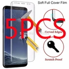 5 шт., защитная пленка для Galaxy S9 S8 S6 S7 Edge Plus