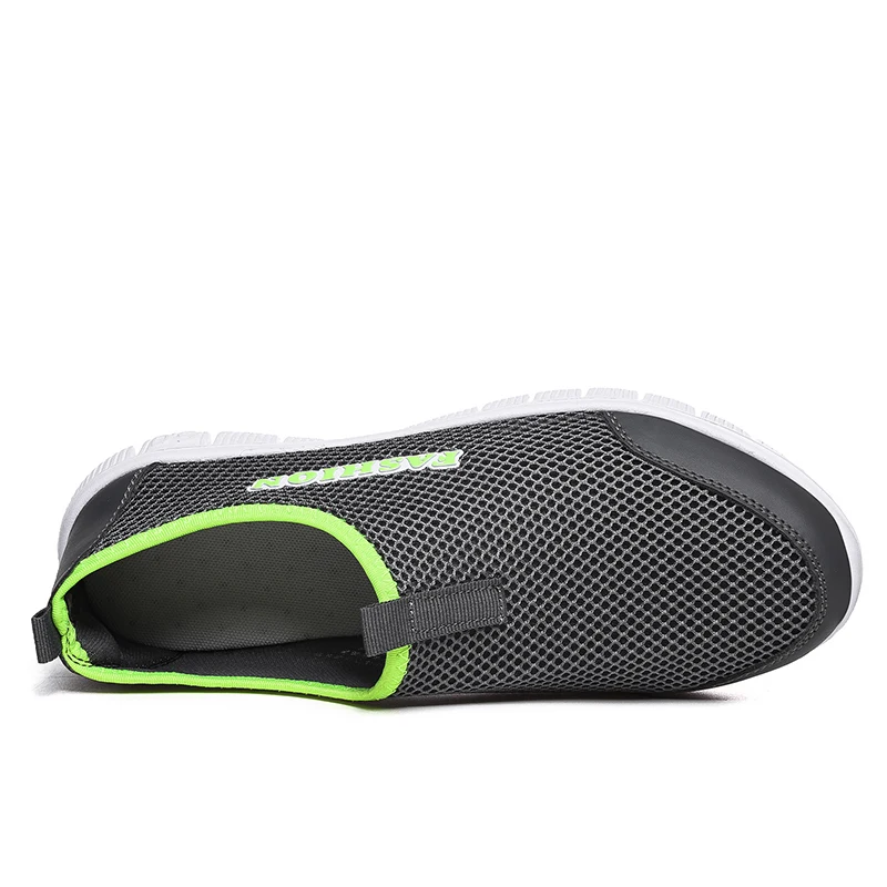 Сетчатые кроссовки для мужчин и женщин светильник дышащие унисекс без шнуровки