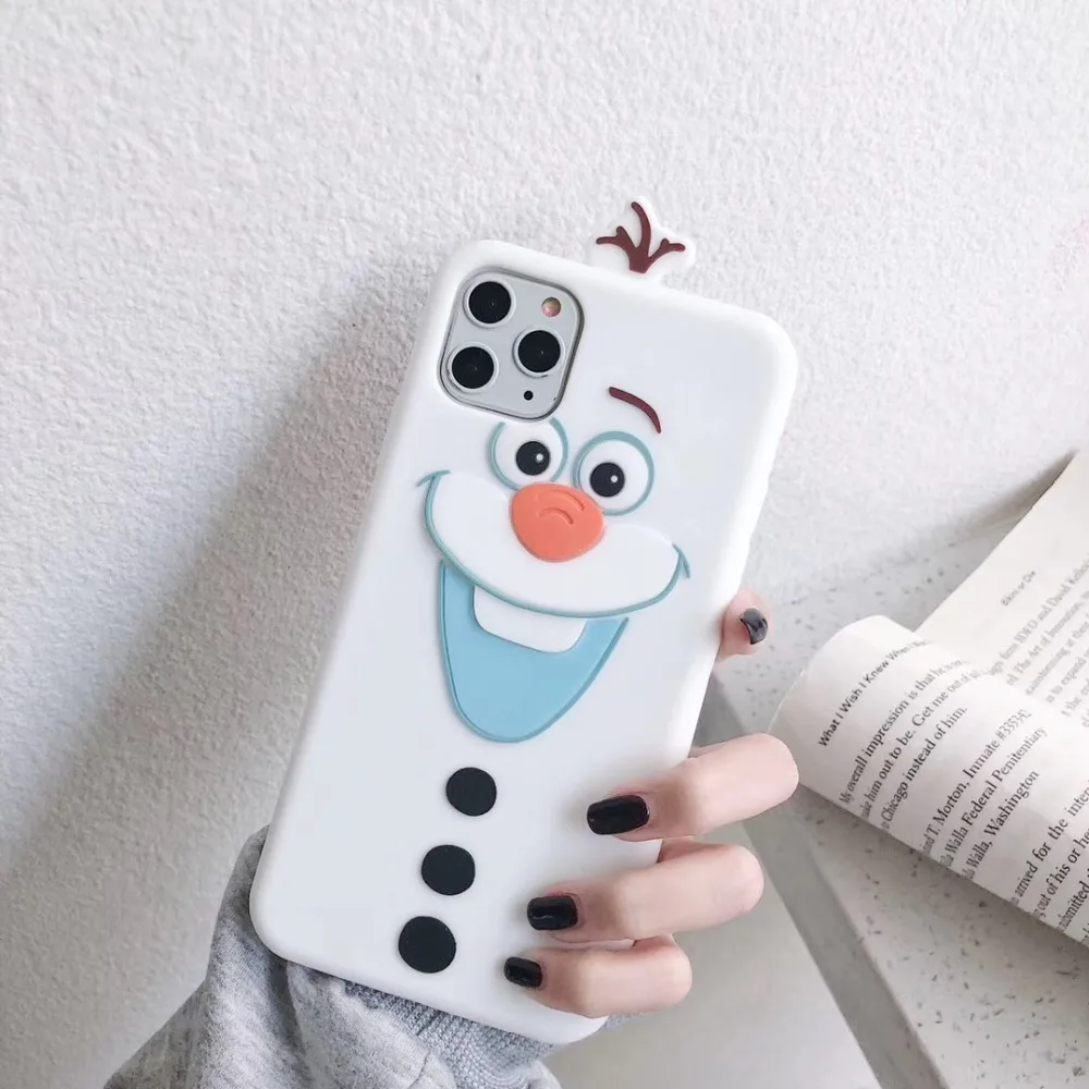 3D чехол с милыми мультяшными животными для Apple iPhone 6S 6 7 Plus 8 Plus X Xs Max XR 11 Pro Max силиконовый чехол для телефона s Capa