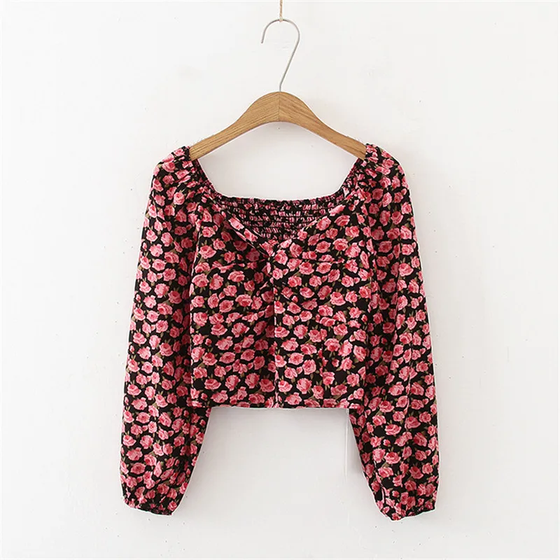 

Женские топы и блузки Винтаж Femme Kimino Кардиган Топ Boho Фонари с длинными рукавами и принтом в готическом стиле туника рубашка блузка Винтаж Femme