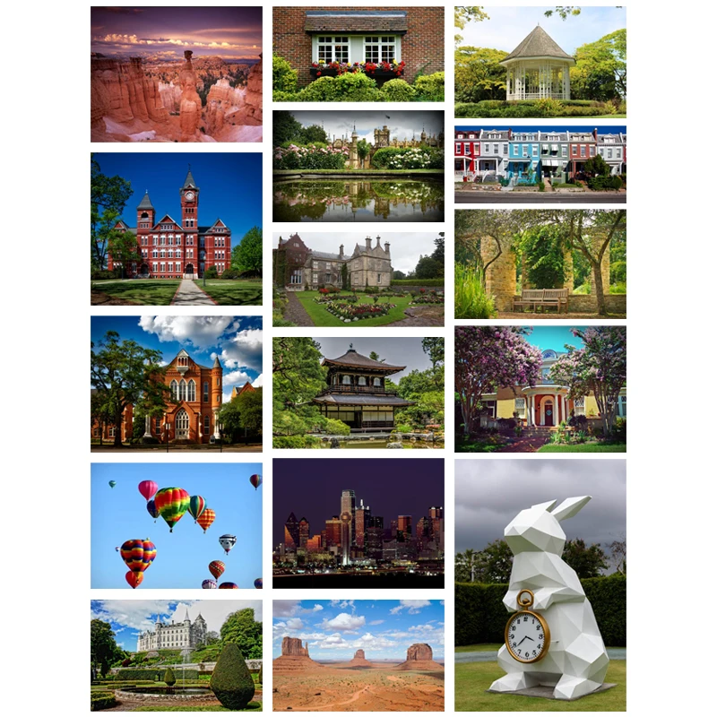 

Architecture Landscape Diamond Painting Kits for Home Embroidery Full Square Round Diamond 5D Diy Cross Stitch Handmade Gift