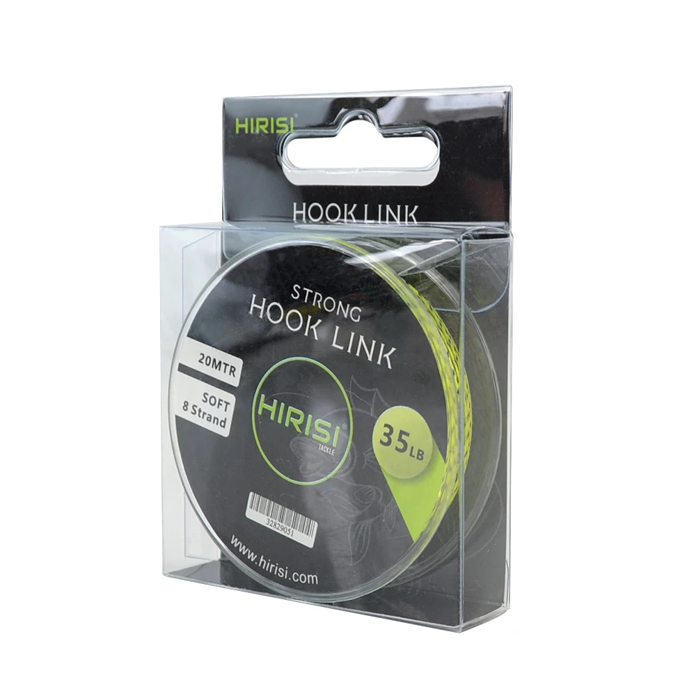 1Piece Carp Fishing Line Soft Hook Link 8 Strand 20m carp leadcore Braid Line Hair Rig Fishing Accessories Terminal Tackle