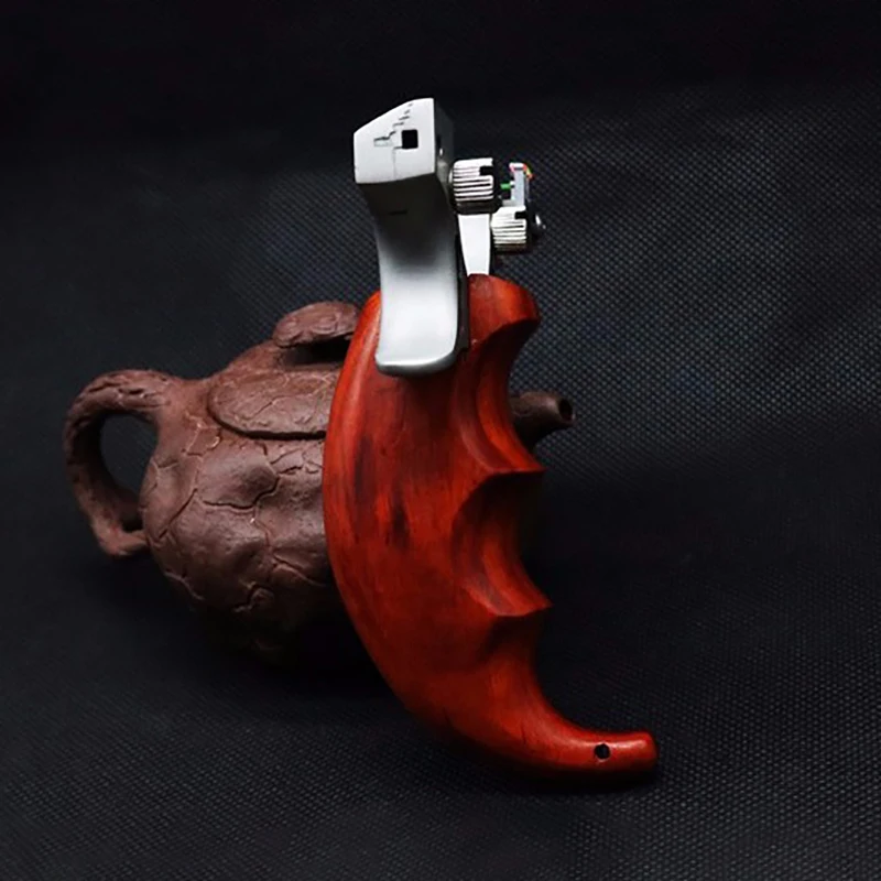 Рогатка охотничья из нержавеющей стали + деревянная ручка с механическим