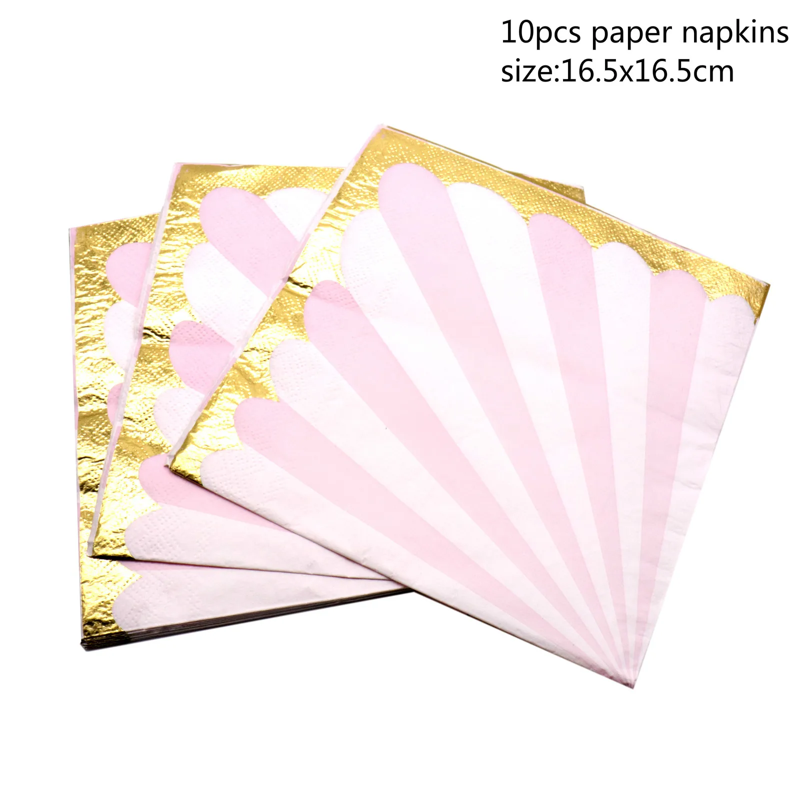 Paper Paper Napkin Первый день рождения, детская вечеринка, подарок, розовая/синяя Золотая фольга, бумажная салфетка под тарелку кружку, детский душ, свадьба, сделай сам, украшение, посуда, принадлежности - Цвет: Paper Paper Napkin