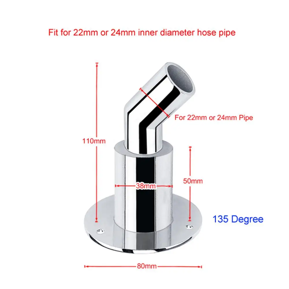 Stainless Steel 316 Thru Hull Exhaust Fitting Tube Pipe Socket Hardware Part Of Air Diesel Heater For Boat Truck Webasto | Спорт и