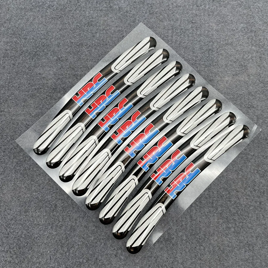 8X мотоциклетные 3D гелевые светоотражающие полосы обода колеса наклейки лента