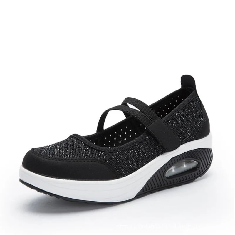 

2020 Summer Women Flat Platform Shoes Woman Breathable Mesh Casual Shoes Moccasin Zapatos Mujer Ladies Boat Shoes