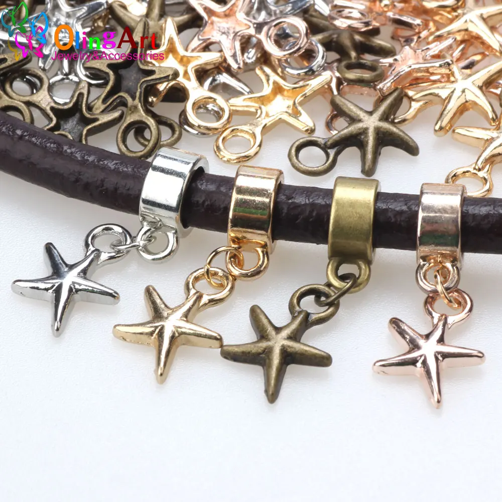 

Starfish/Seahorse/turtle/conch/Charm Pendant 12pcs/lot Rhodium/Bronze/KC Gold DIY Bracelet Necklace Jewelry Making Olingart