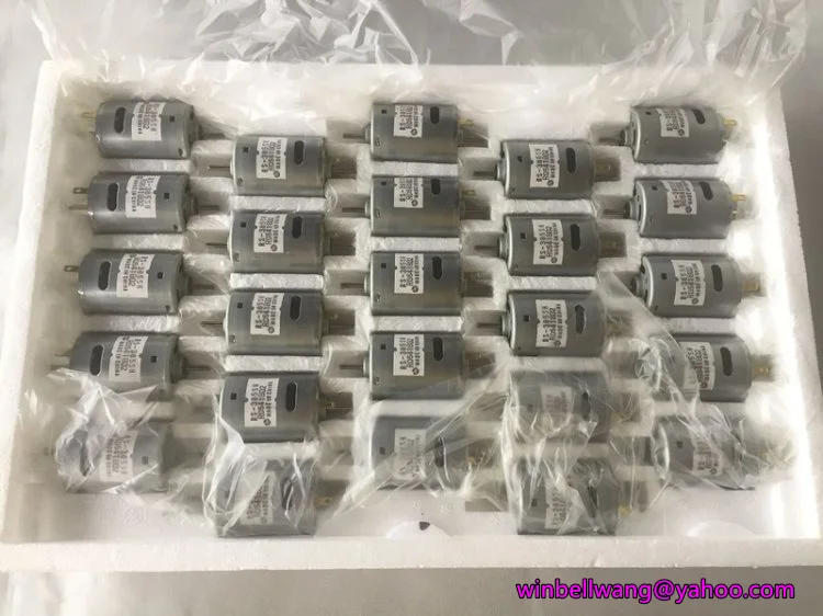 Абсолютно Mabuchi 12V 385 микро двигатель постоянного тока RS-385SH-2270 диаметр 28 мм двойной выходной вал высокая скорость 10000 об/мин угольные щетки двигателя