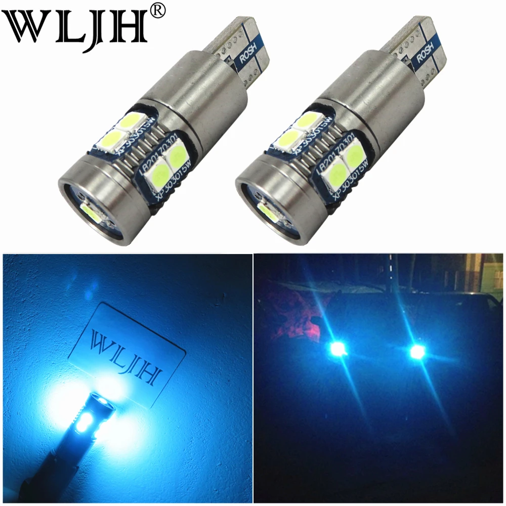 

WLJH 2x12V 24V 9W T10 Светодиодная автомобильная лампа W5W лампа 168 194 Светодиодная лампа для автомобилей номерная табличка габаритный фсветильник за...