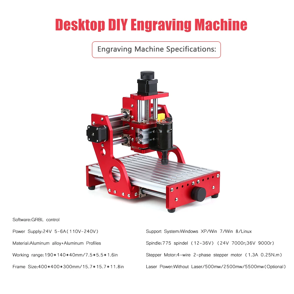 CNC1419 гравировальный станок для резки металла маршрутизатор Настольный DIY фрезерный станок алюминий медь дерево ПВХ PCB машина