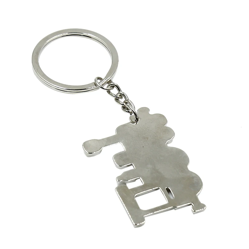 2020 креативный Паровозик локомотив дизайн металлический брелок панк Рок