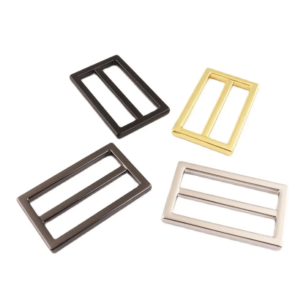 

6 PCS Tri-glide buckle 38mm(1.5inch) Slider Adjustable Buckle Backpack for Leather Webbing Bag Clothes Belts Part Accessories