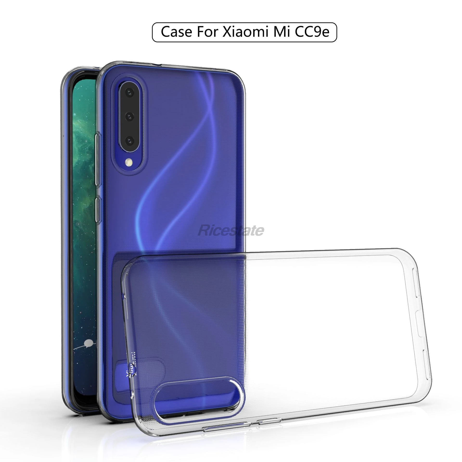 Ультратонкий Прозрачный чехол Xiaomi Mi CC9E для CC 9E прозрачный мягкий силиконовый из