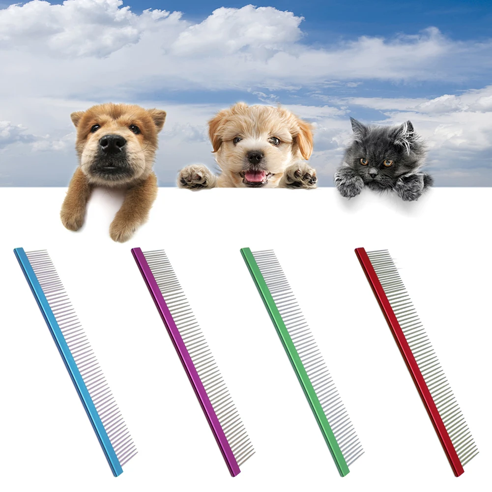 Расческа для собак профессиональная щетка из нержавеющей стали груминга кошек и