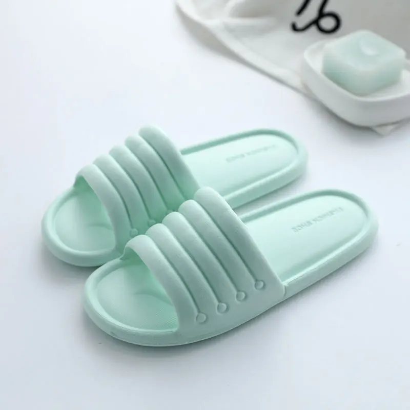 Slippers Non-Slip Indoor Couple Slipper Cute Eva Home Slippers Female Mens House Slippers Mens Shoes Beach Flip Flops