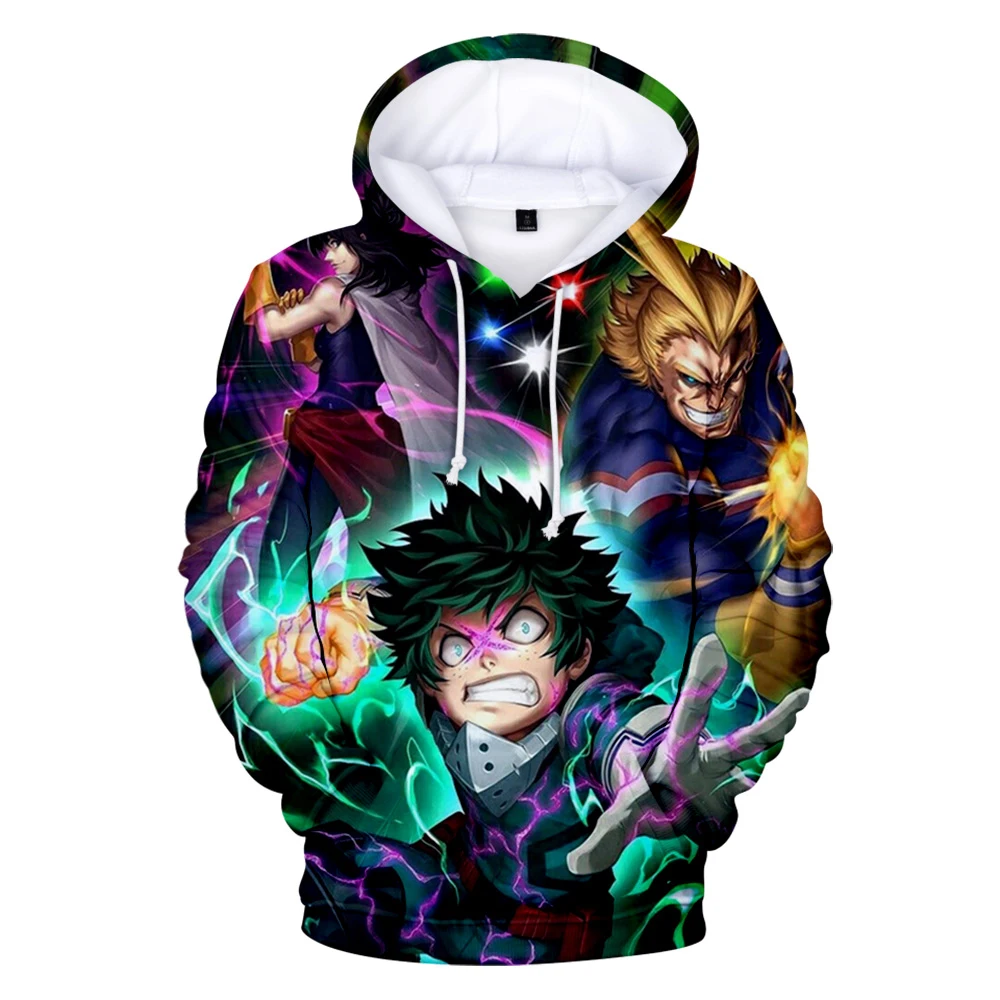Мужские/женские толстовки с капюшоном Boku No/My Hero academic Midoriya Izuku Deku индивидуальная
