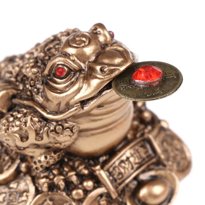 Китайская монета Feng Shui Toad украшение для дома офиса украшения стола|Статуэтки и