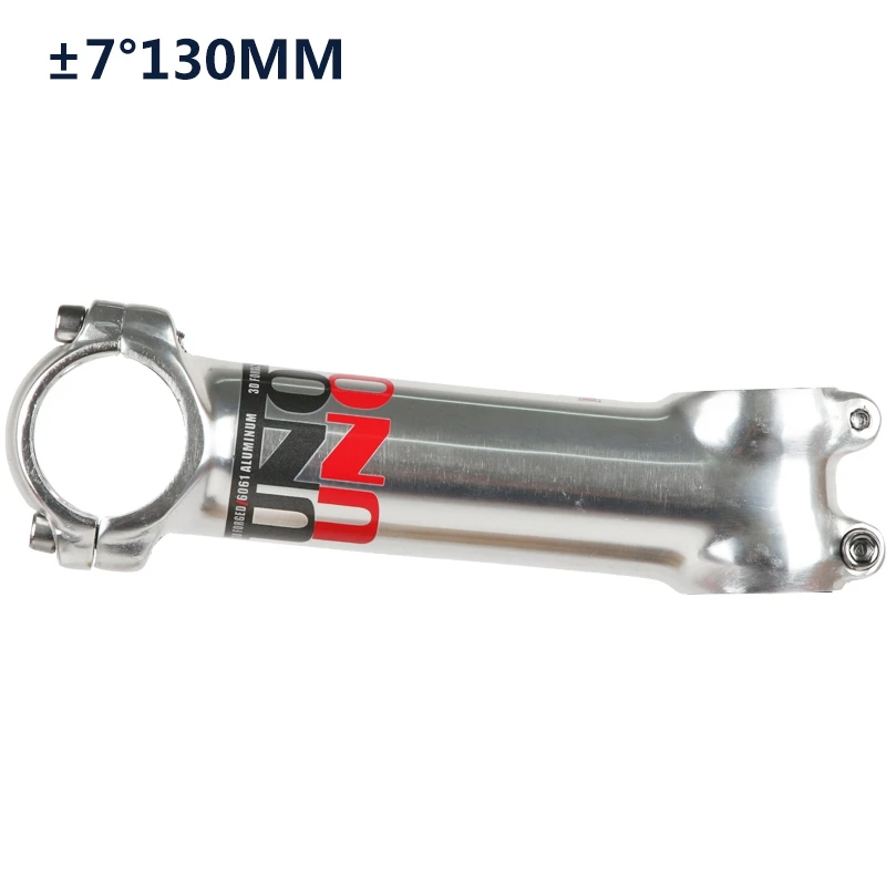 7 Degree 130mm UNO 31,8*28,6 мм сплав дорога горный велосипед ствол руль для велосипеда 7 17 35 градусов полированный серебряный велосипед ствол MTB - Цвет: 7 Degree 130mm