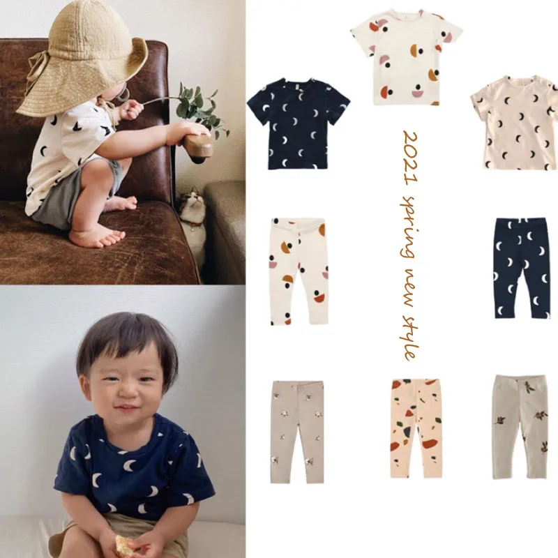 

Per-sale 2021 OZ Spring and Summer New Girl Clothes Toddler Girl Spring Clothes T-shirt & Shorts Baby Girls Kids Children's Sets