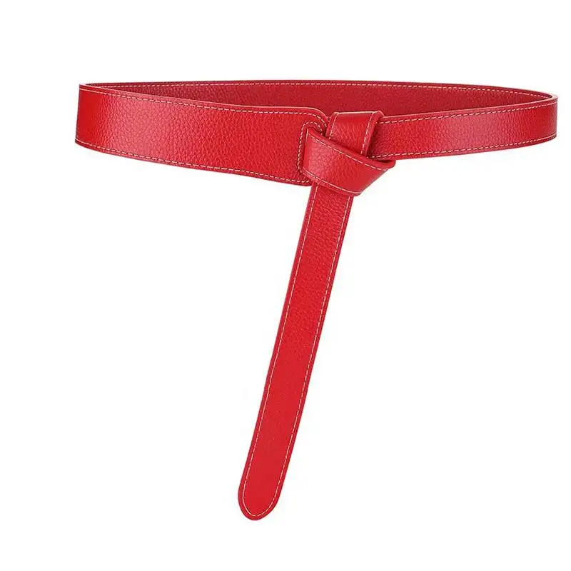 Ins Style Women's Leather Belt With Dress, Coat and Waistband