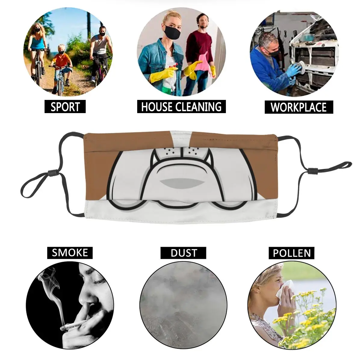 Британский английский бульдог Собака уход за кожей лица носа многоразовые