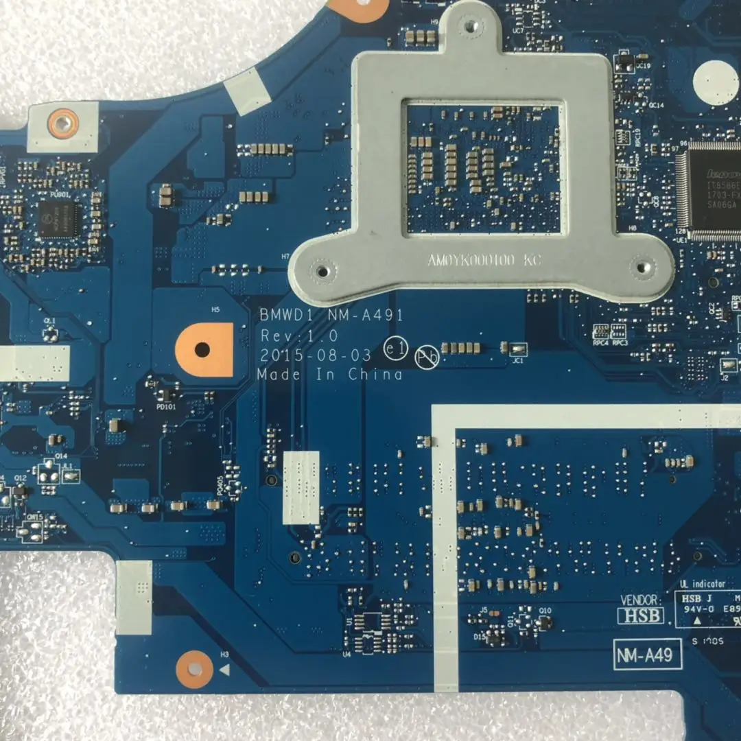 Для Lenovo 300 17ISK Материнская плата ноутбука I3 6100U VGA(2G) (1G) номер nm a491 FRU 5B20K61903 5B20K61895