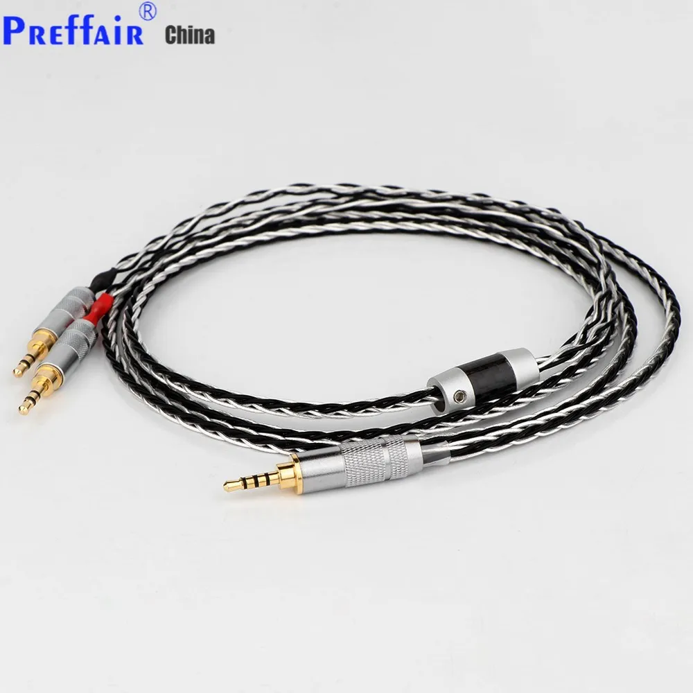 

Кабель со сбалансированным штекером 2,5 мм и двойным штекером 2,5 мм, совместим с Hifiman HE400S, аналогичен версии двойной 2,5 мм, HE560