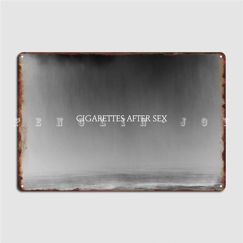 Плакат с металлической табличкой плакат надписью Cry Cigarettes After Sex украшение для
