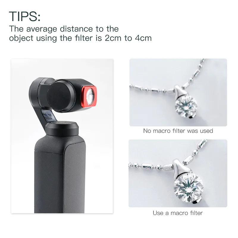 Для карманной камеры DJI OSMO Магнитный макро объектив Карманный карданный микро