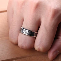 men stainless steel ring gold dragon ring vintage wedding band ring gothic punk male party finger ring hip hop fine jewelry gift