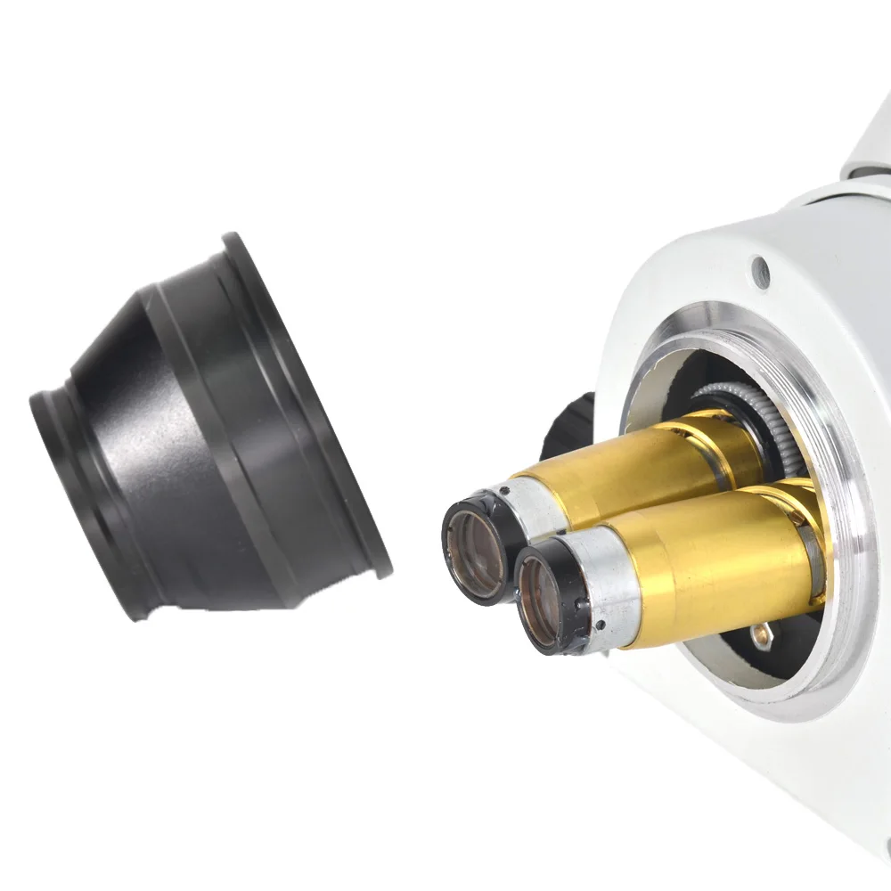 Белая тринокулярная микроскопическая стереоголовка для микроскопа 7X 45X 3.5X 90X с