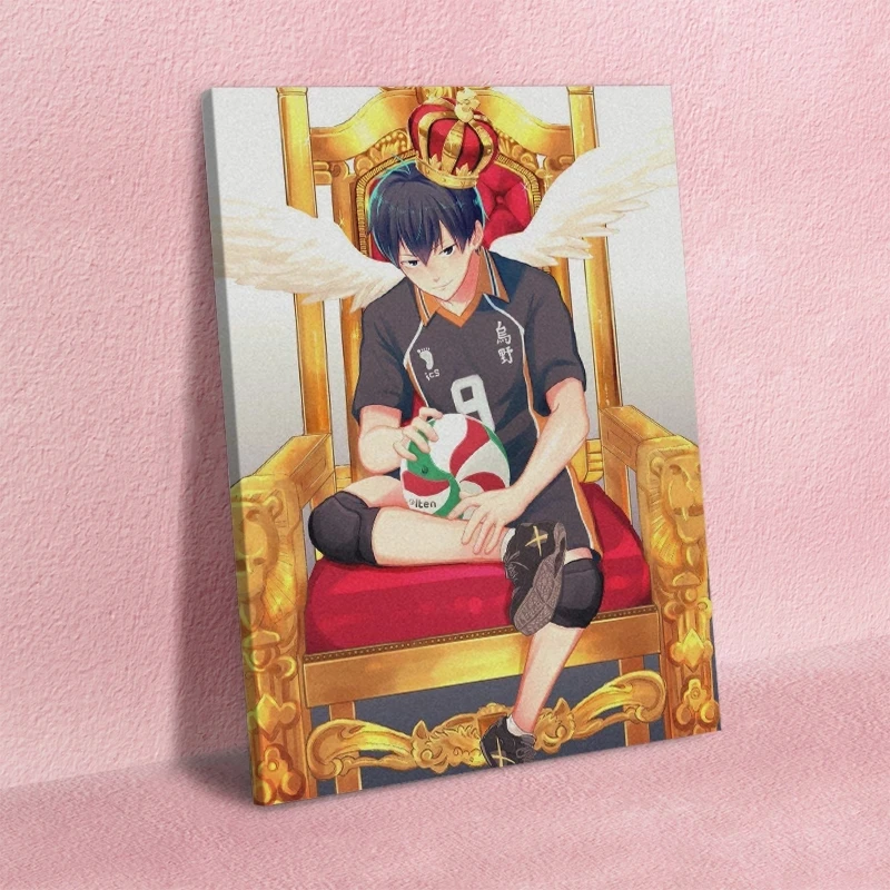 

Hd Prints Haikyuu Anime Tobio Kageyama Canvas Poster Pictures Home Decor Wall Art Painting Modulaire Modern Style Living Room