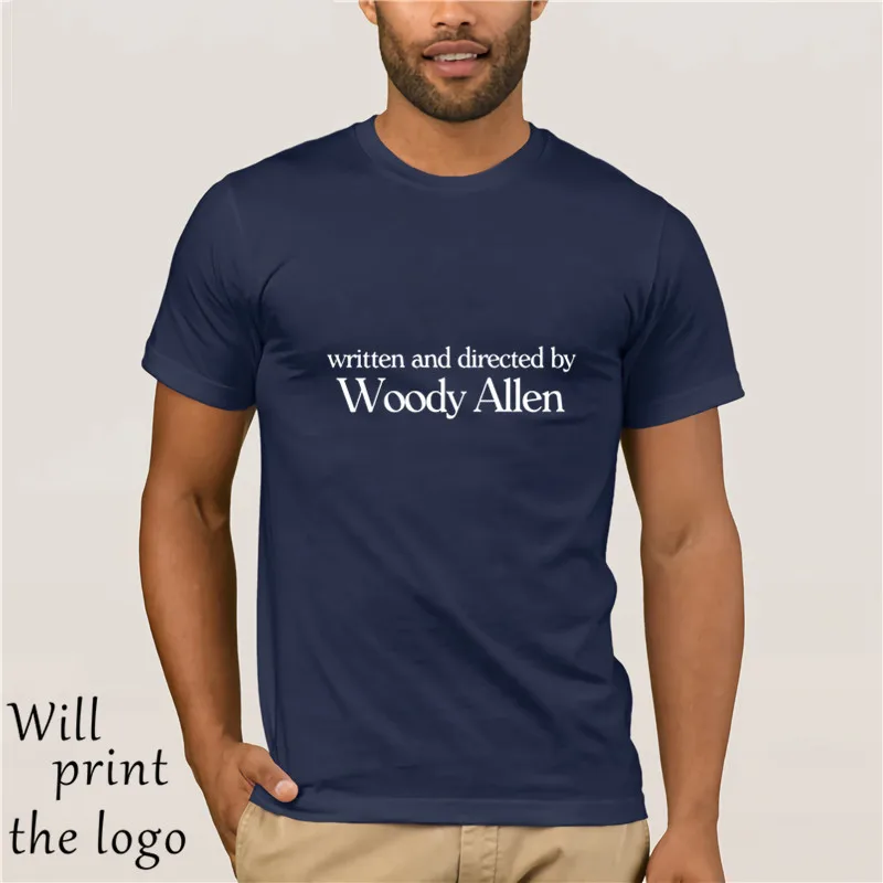Написанная и управляемая футболкой Woody Allen|Мужские футболки| |