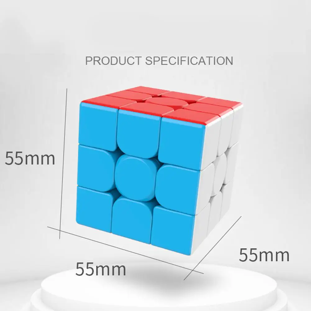 3x3x3 волшебный кубик дизайн без наклеек для детей взрослых антистресс