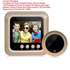 2,4 дюймов TFT Цвет Экран Дисплей дверной глазок Камера просмотра W5 дверной звонок видео Камера PIR Ночное видение 160 Широкий формат